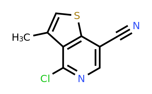 CAS 1360938-33-5 | 4-chloro-3-methylthieno[3,2-c]pyridine-7-carbonitrile