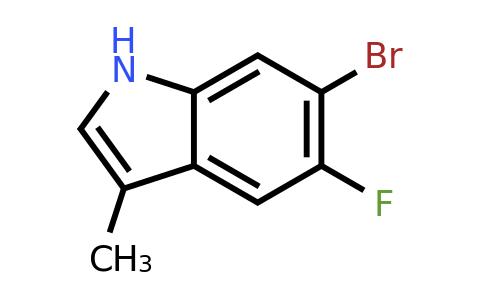 CAS 1360946-09-3 | 6-bromo-5-fluoro-3-methyl-1H-indole