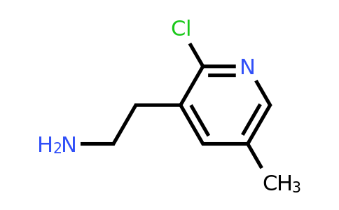 CAS 1360951-01-4 | 2-(2-Chloro-5-methylpyridin-3-YL)ethanamine