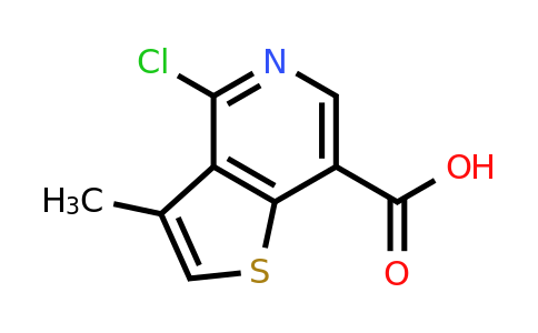 CAS 1360953-05-4 | 4-chloro-3-methylthieno[3,2-c]pyridine-7-carboxylic acid