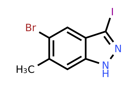 CAS 1360954-43-3 | 5-bromo-3-iodo-6-methyl-1h-indazole