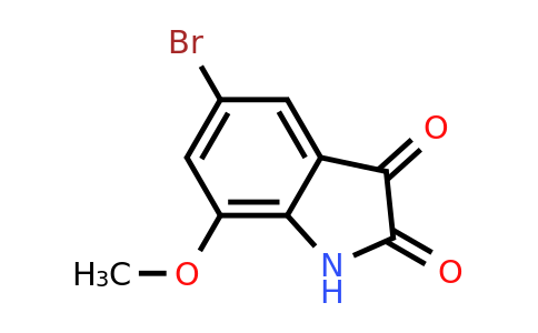 CAS 1360955-43-6 | 5-bromo-7-methoxy-indoline-2,3-dione
