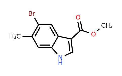 CAS 1360957-60-3 | methyl 5-bromo-6-methyl-1H-indole-3-carboxylate