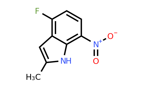CAS 1360968-05-3 | 4-Fluoro-2-methyl-7-nitro-1H-indole
