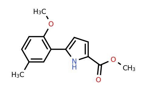 CAS 1361003-70-4 | Methyl 5-(2-methoxy-5-methylphenyl)-1H-pyrrole-2-carboxylate