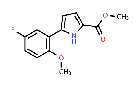 CAS 1361004-24-1 | Methyl 5-(5-fluoro-2-methoxyphenyl)-1H-pyrrole-2-carboxylate