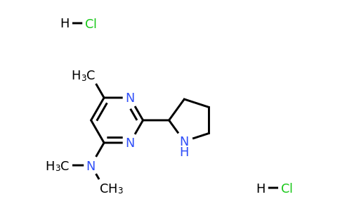 CAS 1361112-22-2 | N,N,6-Trimethyl-2-(pyrrolidin-2-yl)pyrimidin-4-amine dihydrochloride