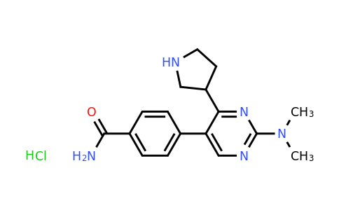 CAS 1361113-68-9 | 4-(2-(Dimethylamino)-4-(pyrrolidin-3-yl)pyrimidin-5-yl)benzamide hydrochloride