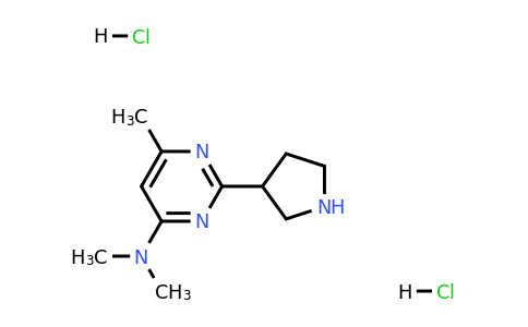CAS 1361114-89-7 | N,N,6-Trimethyl-2-(pyrrolidin-3-yl)pyrimidin-4-amine dihydrochloride