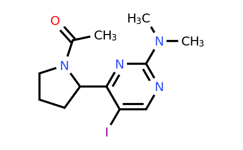 CAS 1361115-97-0 | 1-(2-(2-(Dimethylamino)-5-iodopyrimidin-4-yl)pyrrolidin-1-yl)ethanone