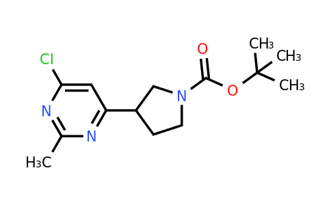 CAS 1361116-48-4 | tert-Butyl 3-(6-chloro-2-methylpyrimidin-4-yl)pyrrolidine-1-carboxylate
