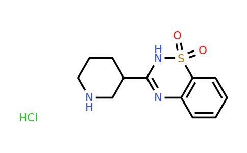 CAS 1361118-56-0 | 3-(piperidin-3-yl)-2H-1lambda6,2,4-benzothiadiazine-1,1-dione hydrochloride