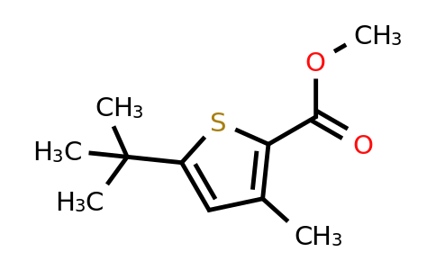 CAS 1361386-45-9 | methyl 5-(tert-butyl)-3-methylthiophene-2-carboxylate