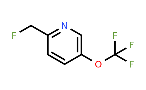 CAS 1361738-26-2 | 2-(fluoromethyl)-5-(trifluoromethoxy)pyridine