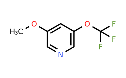 CAS 1361800-78-3 | 3-methoxy-5-(trifluoromethoxy)pyridine