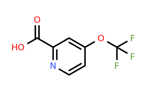 CAS 1361850-00-1 | 4-(trifluoromethoxy)pyridine-2-carboxylic acid