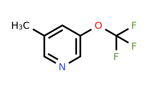 CAS 1361897-00-8 | 3-methyl-5-(trifluoromethoxy)pyridine