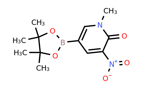 CAS 1361941-27-6 | 1-methyl-3-nitro-5-(tetramethyl-1,3,2-dioxaborolan-2-yl)-1,2-dihydropyridin-2-one