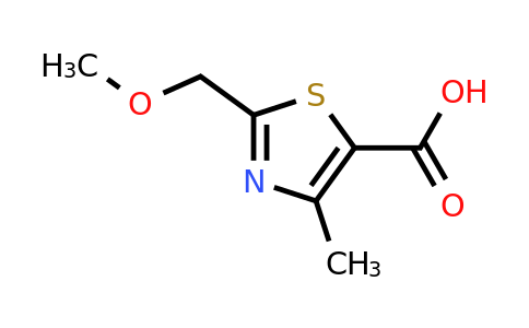 CAS 136204-50-7 | 2-(methoxymethyl)-4-methyl-1,3-thiazole-5-carboxylic acid