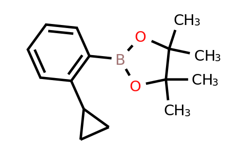 CAS 1362243-53-5 | 2-(2-Cyclopropylphenyl)-4,4,5,5-tetramethyl-1,3,2-dioxaborolane