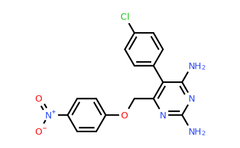 CAS 136265-92-4 | 5-(4-Chlorophenyl)-6-((4-nitrophenoxy)methyl)pyrimidine-2,4-diamine