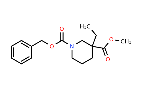 CAS 1363166-02-2 | 1-benzyl 3-methyl 3-ethylpiperidine-1,3-dicarboxylate