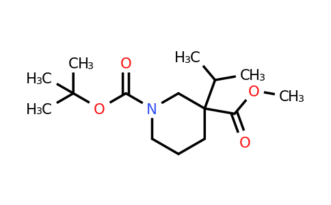 CAS 1363166-18-0 | Methyl 1-boc-3-isopropylpiperidine-3-carboxylate