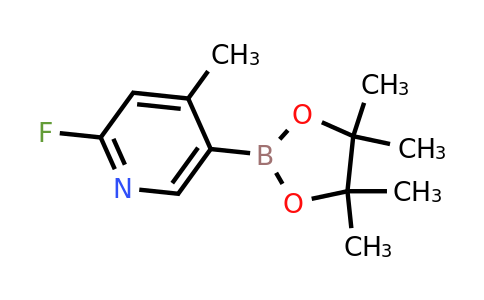 CAS 1363192-17-9 | 2-Fluoro-4-methyl-5-(4,4,5,5-tetramethyl-1,3,2-dioxaborolan-2-YL)pyridine