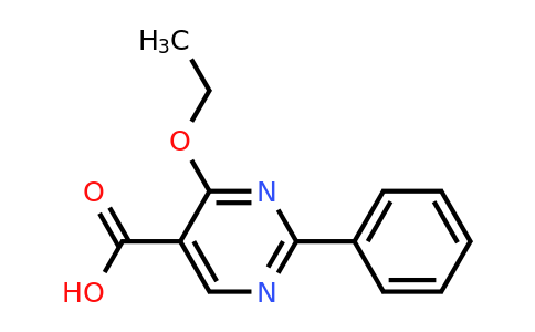 CAS 136326-10-8 | 4-Ethoxy-2-phenylpyrimidine-5-carboxylic acid