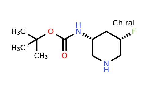 CAS 1363378-08-8 | tert-butyl N-[(3R,5S)-5-fluoropiperidin-3-yl]carbamate