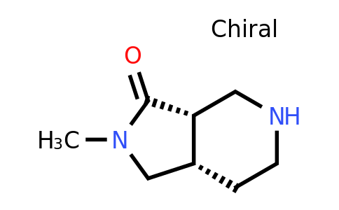 CAS 1363378-09-9 | (3aS,7aS)-2-methyl-octahydro-1H-pyrrolo[3,4-c]pyridin-3-one