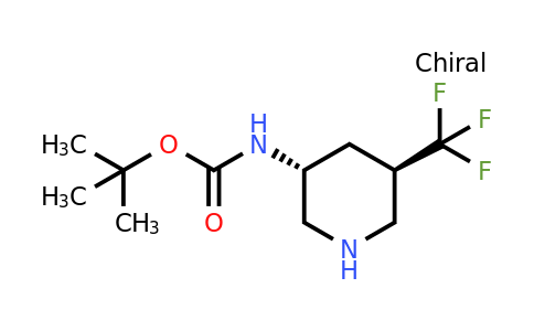 CAS 1363378-12-4 | tert-butyl N-[(3R,5R)-5-(trifluoromethyl)piperidin-3-yl]carbamate
