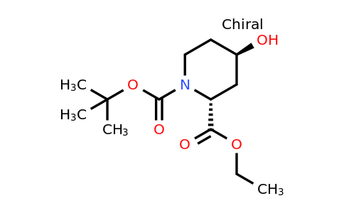 CAS 1363378-14-6 | 1-tert-butyl 2-ethyl (2R,4R)-4-hydroxypiperidine-1,2-dicarboxylate