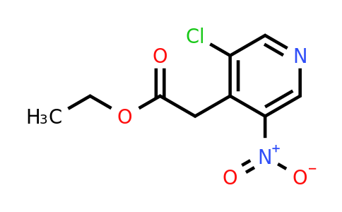 Ethyl 3-chloro-5-nitropyridine-4-acetate