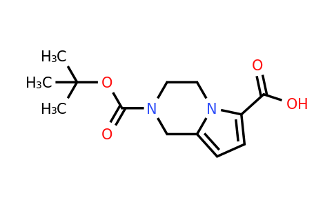 CAS 1363380-86-2 | 2-[(tert-butoxy)carbonyl]-1H,2H,3H,4H-pyrrolo[1,2-a]pyrazine-6-carboxylic acid
