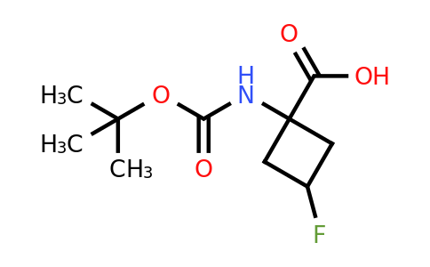 CAS 1363381-27-4 | 1-{[(tert-butoxy)carbonyl]amino}-3-fluorocyclobutane-1-carboxylic acid