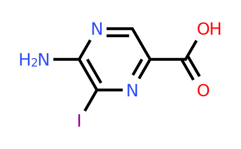 CAS 1363381-34-3 | 5-amino-6-iodopyrazine-2-carboxylic acid