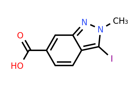 CAS 1363381-42-3 | 3-iodo-2-methyl-2H-indazole-6-carboxylic acid