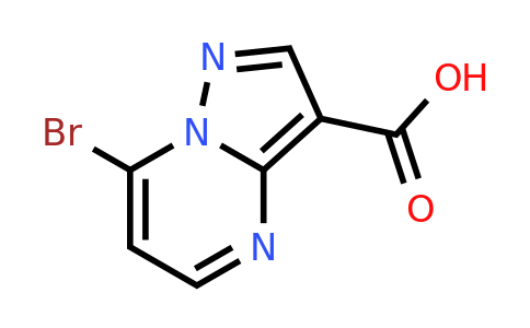 CAS 1363381-50-3 | 7-bromopyrazolo[1,5-a]pyrimidine-3-carboxylic acid