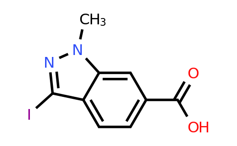 CAS 1363381-70-7 | 3-iodo-1-methyl-1H-indazole-6-carboxylic acid