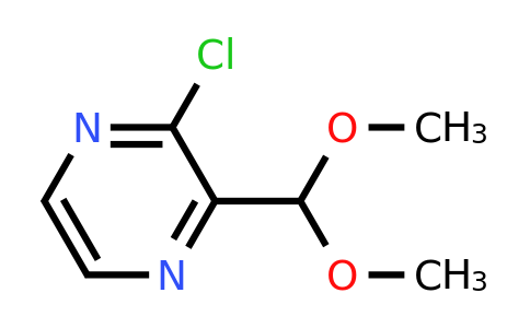 CAS 1363381-88-7 | 2-chloro-3-(dimethoxymethyl)pyrazine