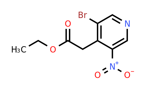 CAS 1363382-04-0 | ethyl 2-(3-bromo-5-nitropyridin-4-yl)acetate