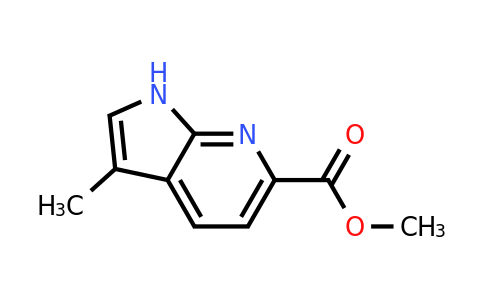 CAS 1363382-05-1 | methyl 3-methyl-1H-pyrrolo[2,3-b]pyridine-6-carboxylate