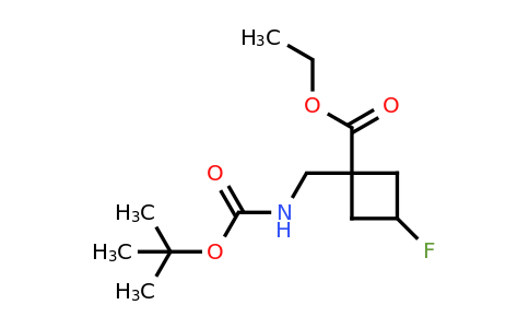 CAS 1363382-10-8 | ethyl 1-[(tert-butoxycarbonylamino)methyl]-3-fluoro-cyclobutanecarboxylate