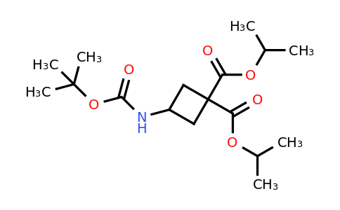 CAS 1363382-20-0 | 3-Tert-butoxycarbonylamino-cyclobutane-1,1-dicarboxylic acid diisopropyl ester