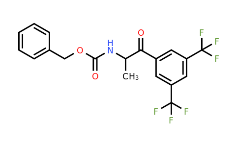 CAS 1363382-26-6 | Benzyl [2-(3,5-bis(trifluoromethyl)phenyl)-1-methyl-2-oxo-ethyl]carbamate