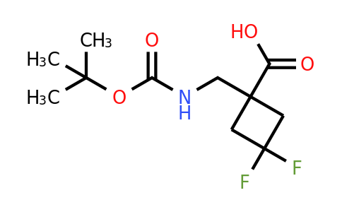 CAS 1363382-41-5 | 1-({[(tert-butoxy)carbonyl]amino}methyl)-3,3-difluorocyclobutane-1-carboxylic acid