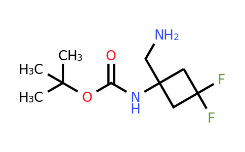 CAS 1363382-43-7 | tert-butyl N-[1-(aminomethyl)-3,3-difluorocyclobutyl]carbamate