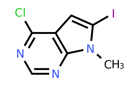 CAS 1363382-83-5 | 4-chloro-6-iodo-7-methyl-7H-pyrrolo[2,3-d]pyrimidine
