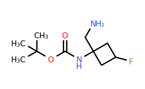 CAS 1363382-95-9 | tert-butyl N-[1-(aminomethyl)-3-fluorocyclobutyl]carbamate
